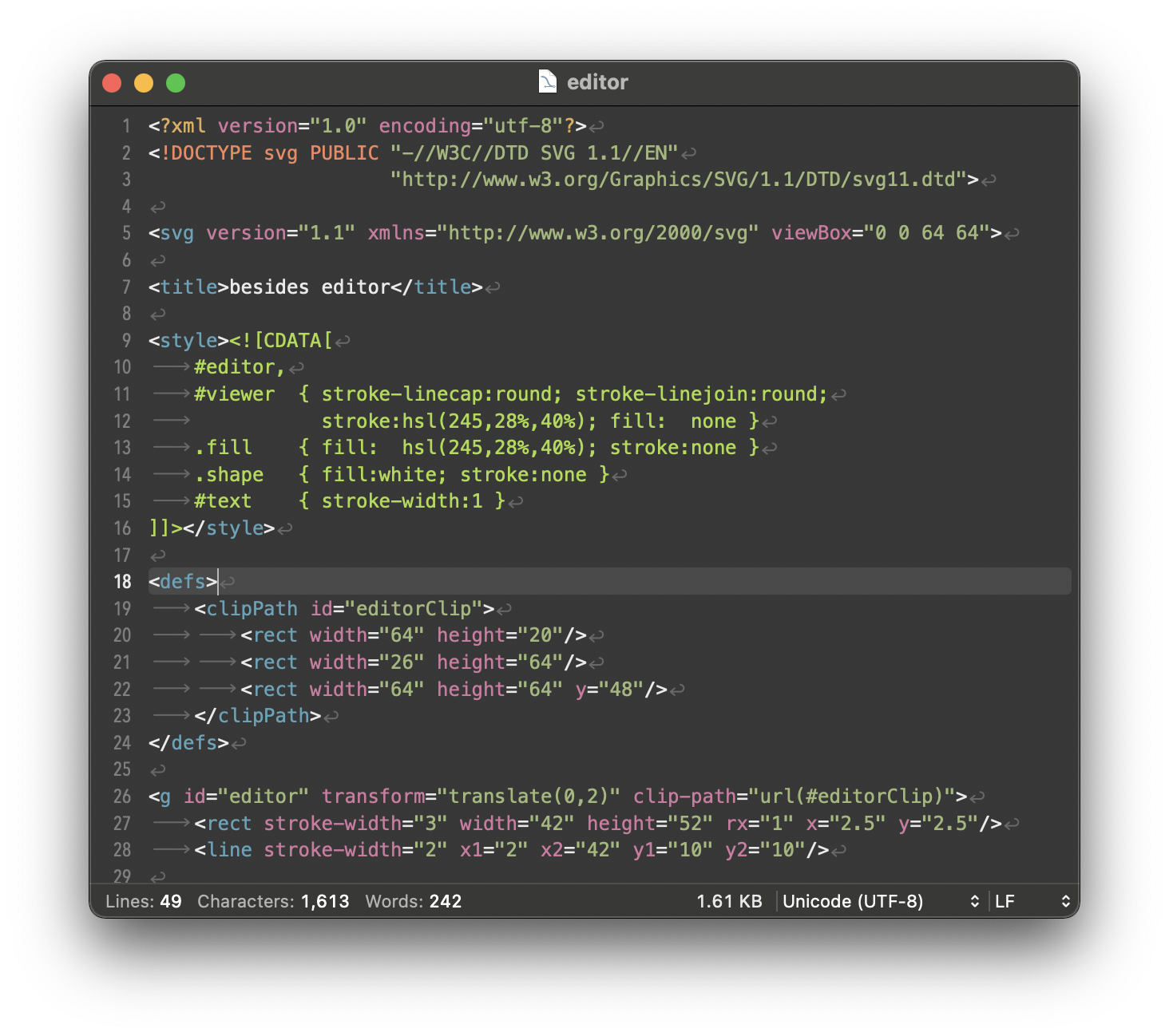 text editor for code mac